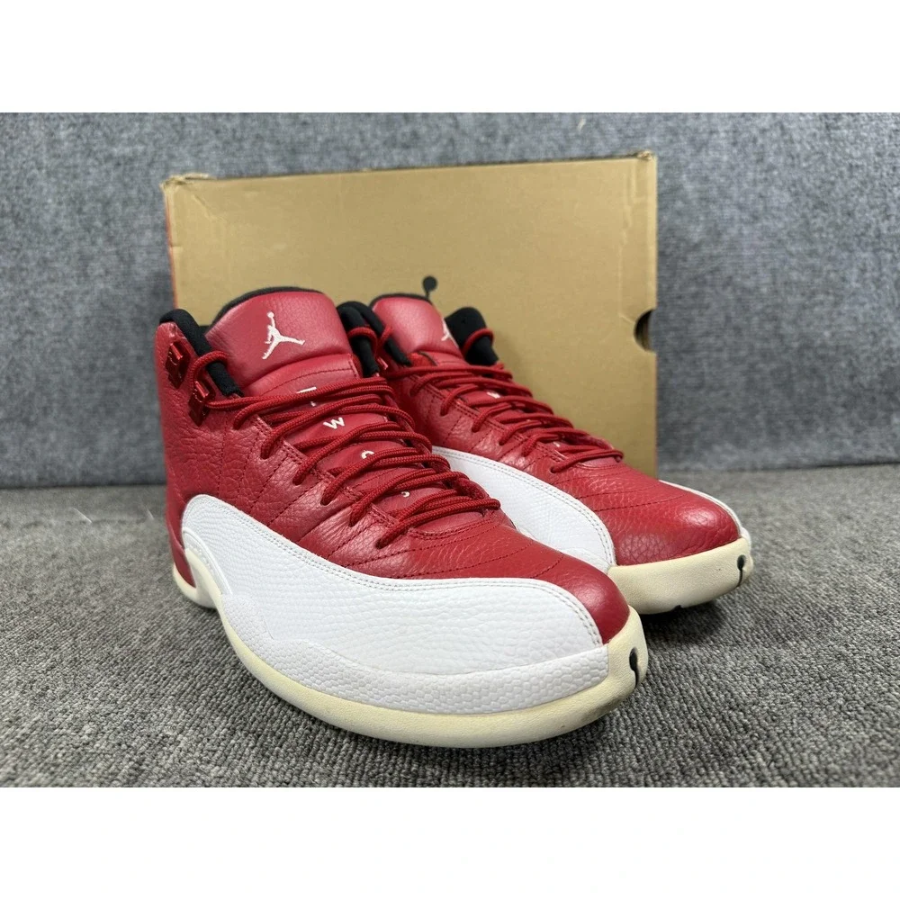 Nike Air Jordan 12 Retro Gym Red Shoes Mens 10 Red White Basketball 130690 600